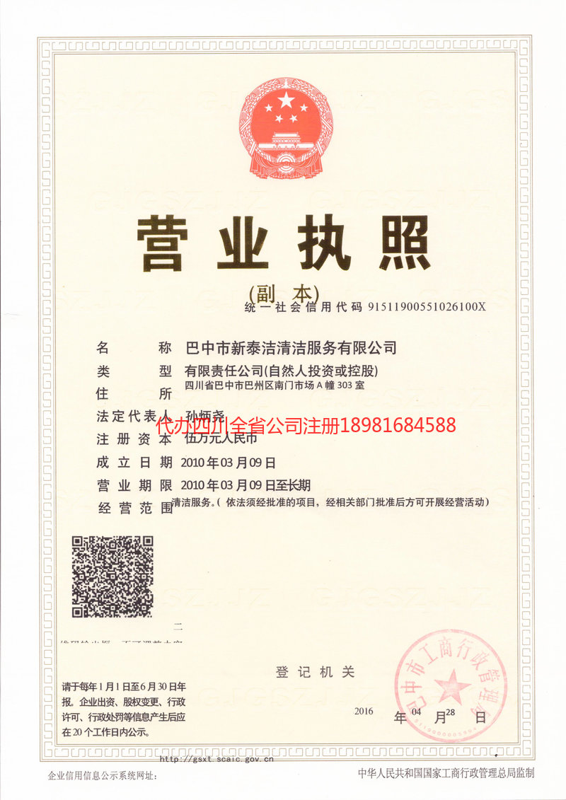 广州广州新泰洁清洁服务有限公司